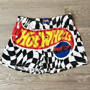 Vintage Hot Wheels Mattel Summer Beach Shorts Checkered Flag Men's Size XL